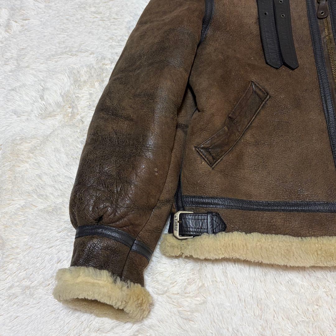 定価23.7万✨AVIREX B-3ムートンフライトジャケット USA製 40