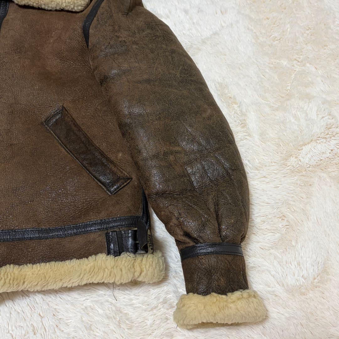 定価23.7万✨AVIREX B-3ムートンフライトジャケット USA製 40