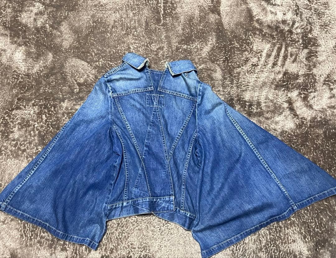 JUNYA WATANABE デニム ジャケット ケープ