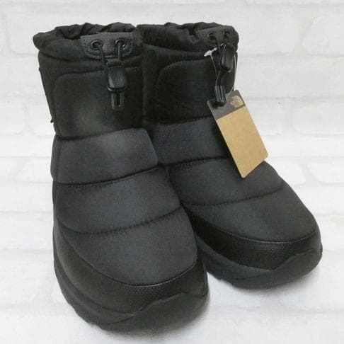 ザノースフェイス ヌプシ ブーティ ウォータープルーフ ロゴショート 24cm黒