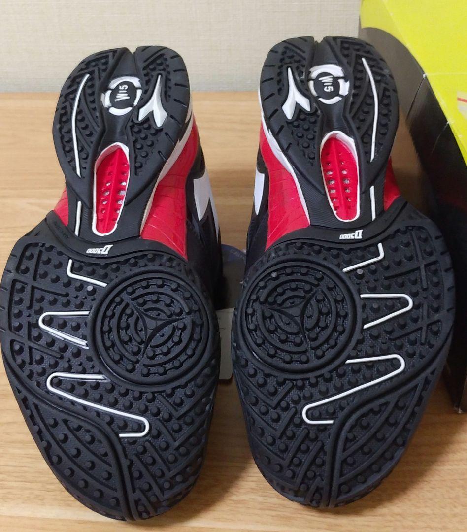 DIADORA SPEED STAR K Vlllテニスシューズ 黒白 新品