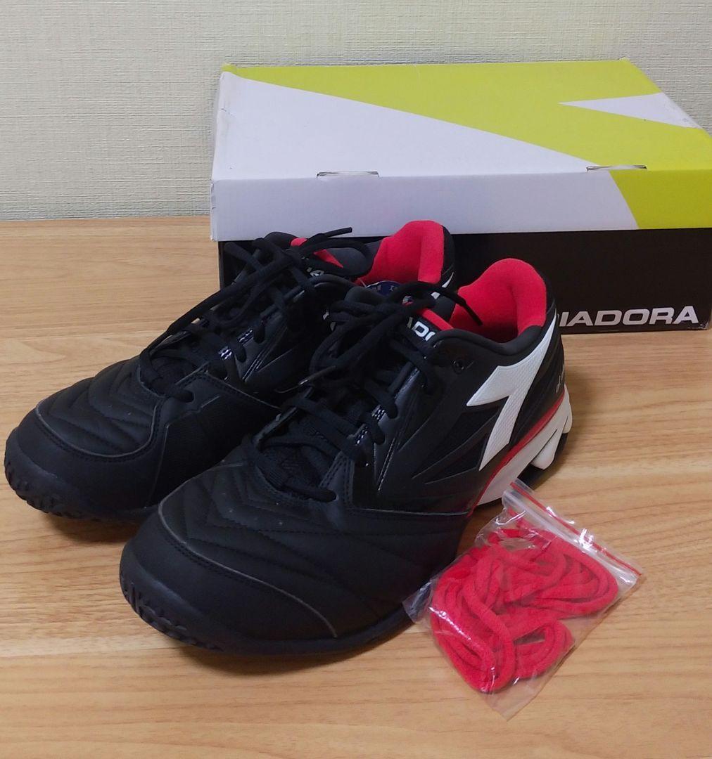 DIADORA SPEED STAR K Vlllテニスシューズ 黒白 新品