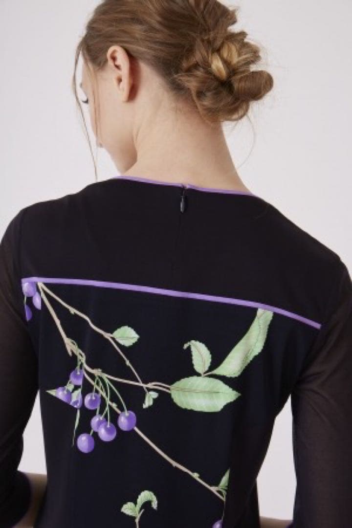 近年美品　LEONARD レオナール　カンカン　ストレッチ　ワンピース　40