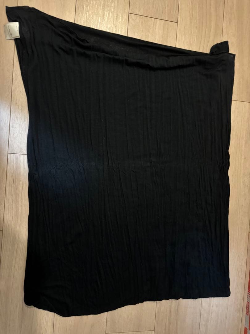 Levi BALENCIAGA 大判ブラックストールマフラー