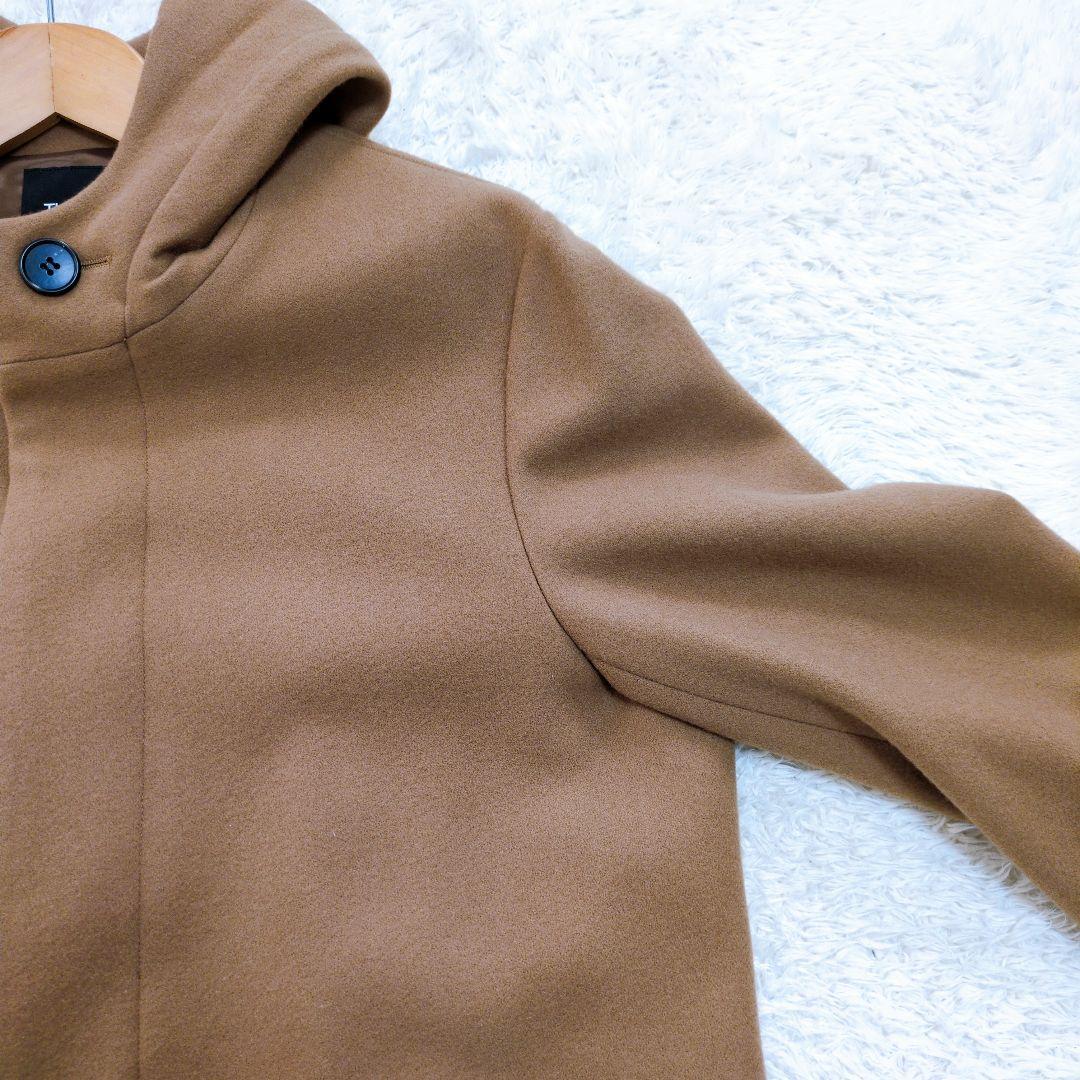 Theory　セオリー　23aw　メルトン　トンプソン　ロングコート　フード