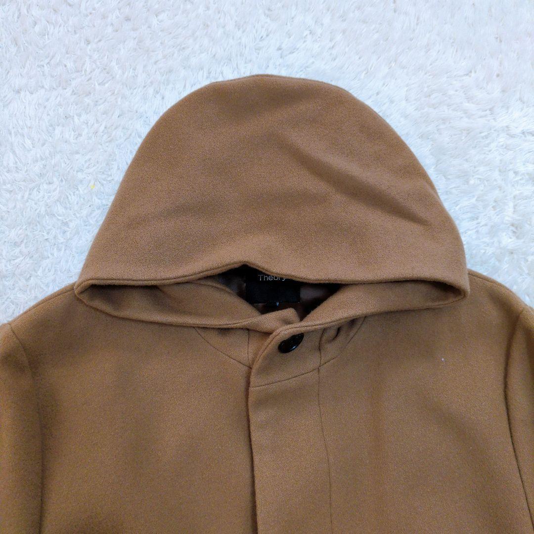 Theory　セオリー　23aw　メルトン　トンプソン　ロングコート　フード