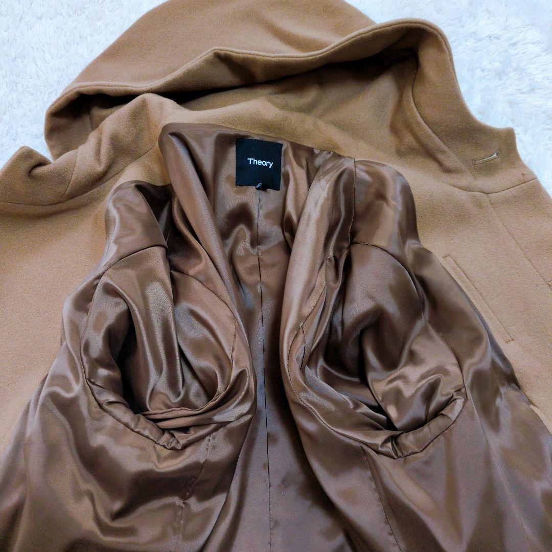 Theory　セオリー　23aw　メルトン　トンプソン　ロングコート　フード