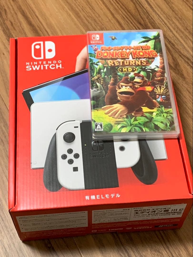 Nintendo Switch 有機ELモデル + ドンキーコング新品未開封