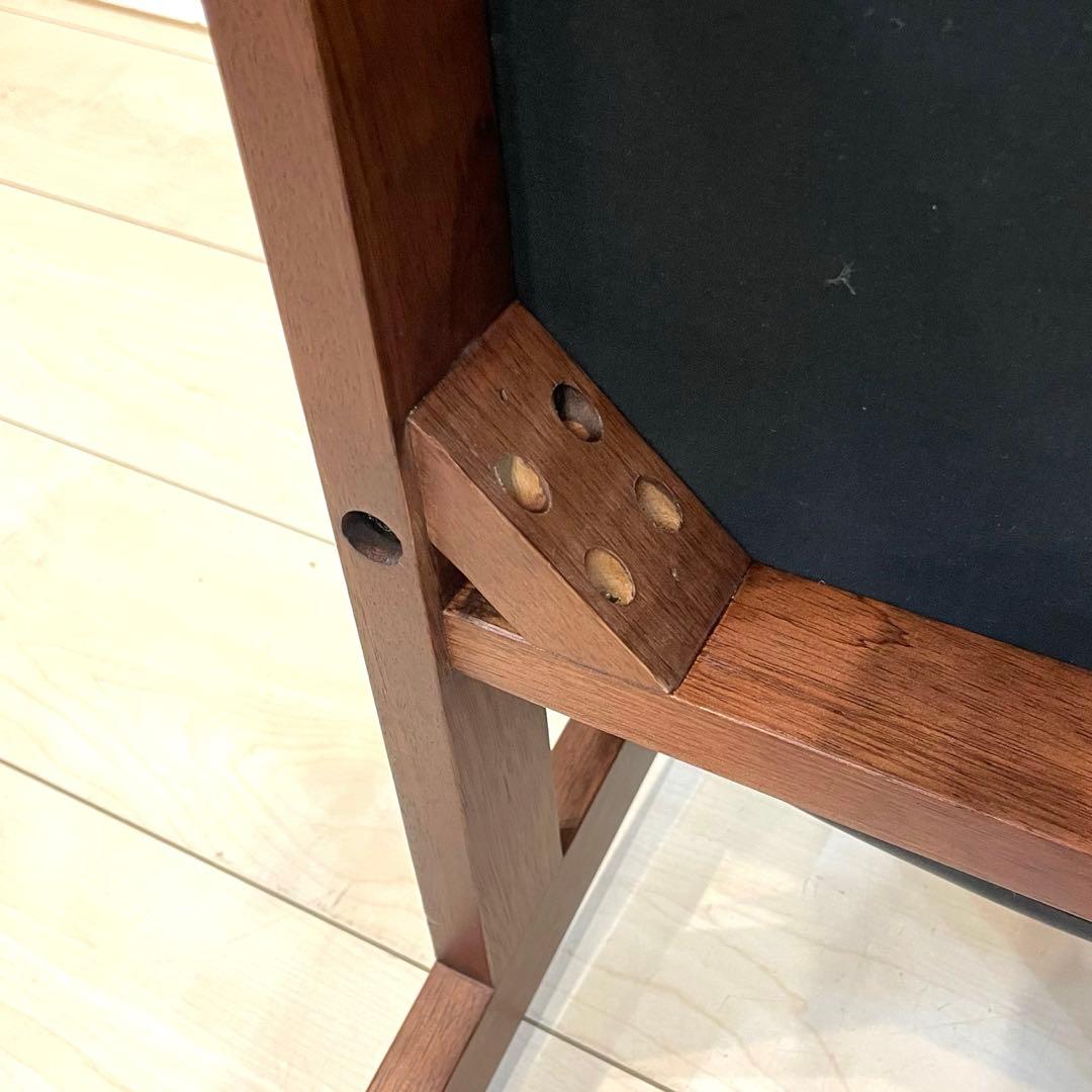 【美品】ACTUS リレート ダイニングチェアC 本革 天然木 北欧 モダン ①