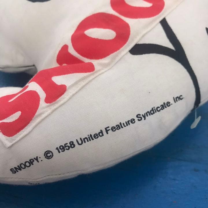 1958年【スヌーピー】オフィシャル　クッションドール　ヴィンテージ