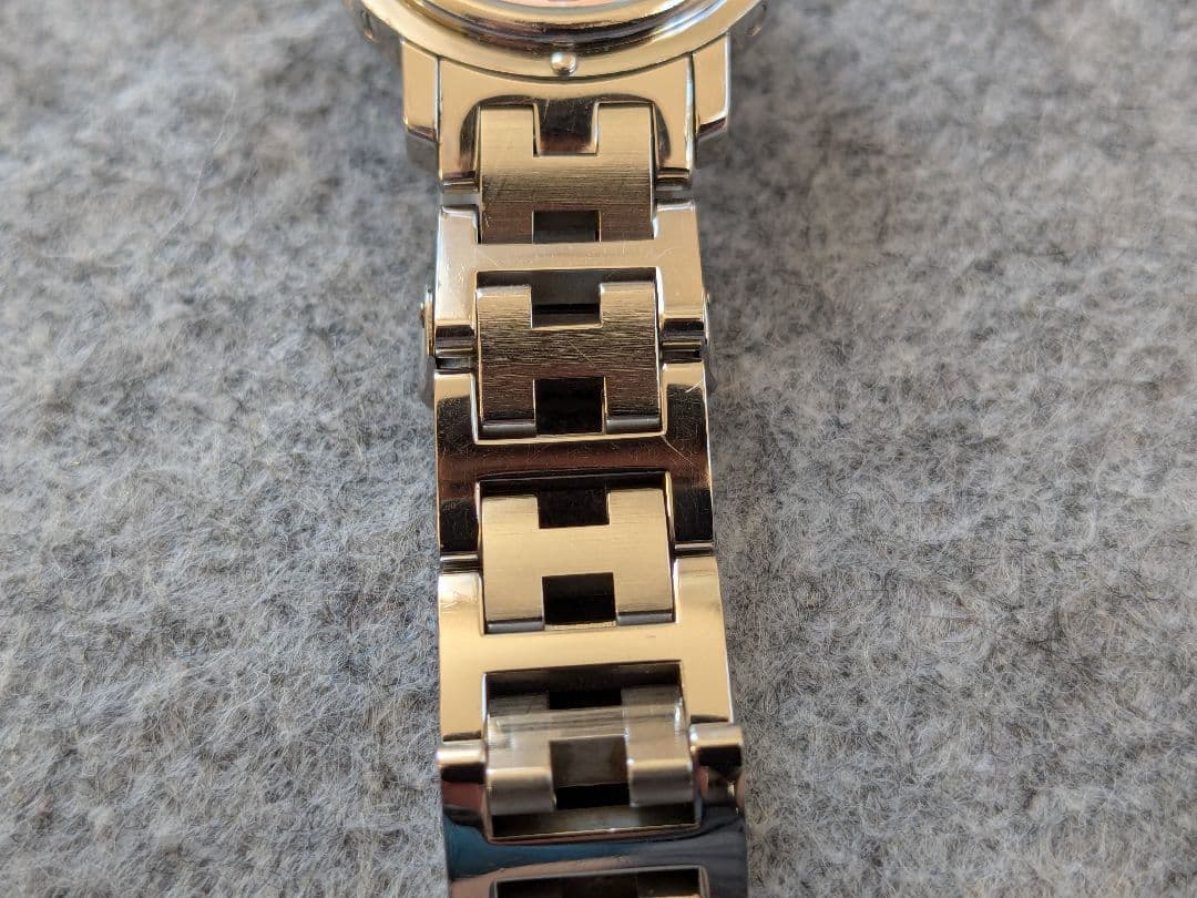 HERMES クリッパー CL4.210 文字盤ピンク