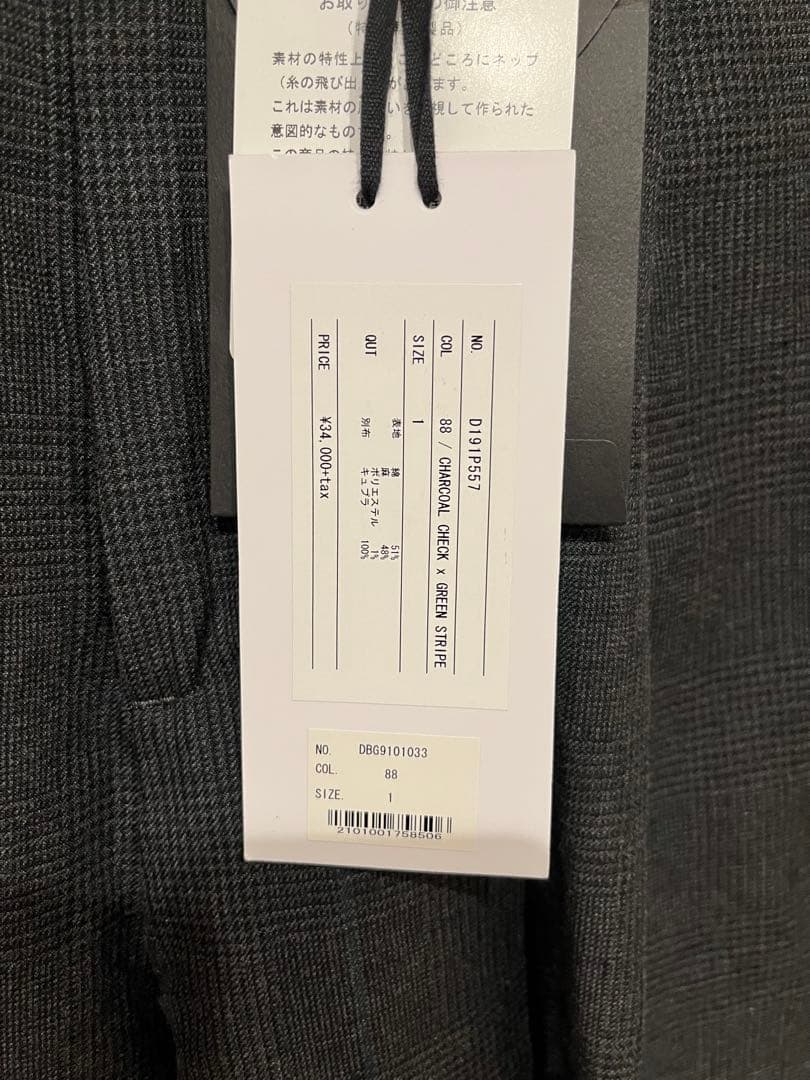 DIET BUTCHER SLIM SKIN 19ss スラックス　S 1