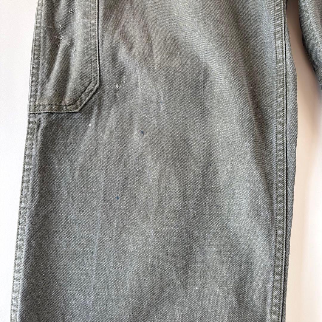 60s ヴィンテージ フランス軍 メカニックパンツ 古着 ミリタリー ユーロ