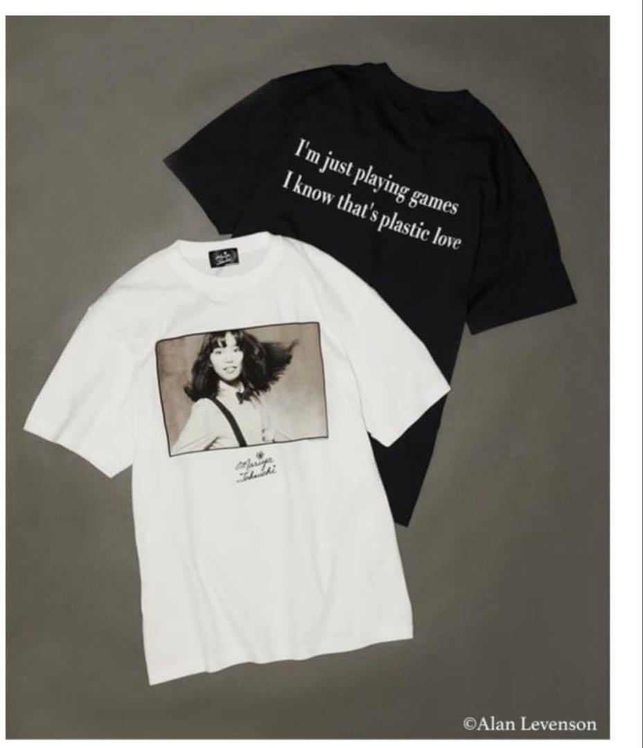《WEB限定予約》竹内まりや / PLASTIC LOVE プリント Tシャツ黒