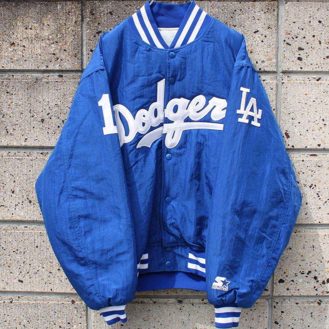 USA製 90s スターター ロサンゼルス ドジャース 良質生地 古着スタジャン