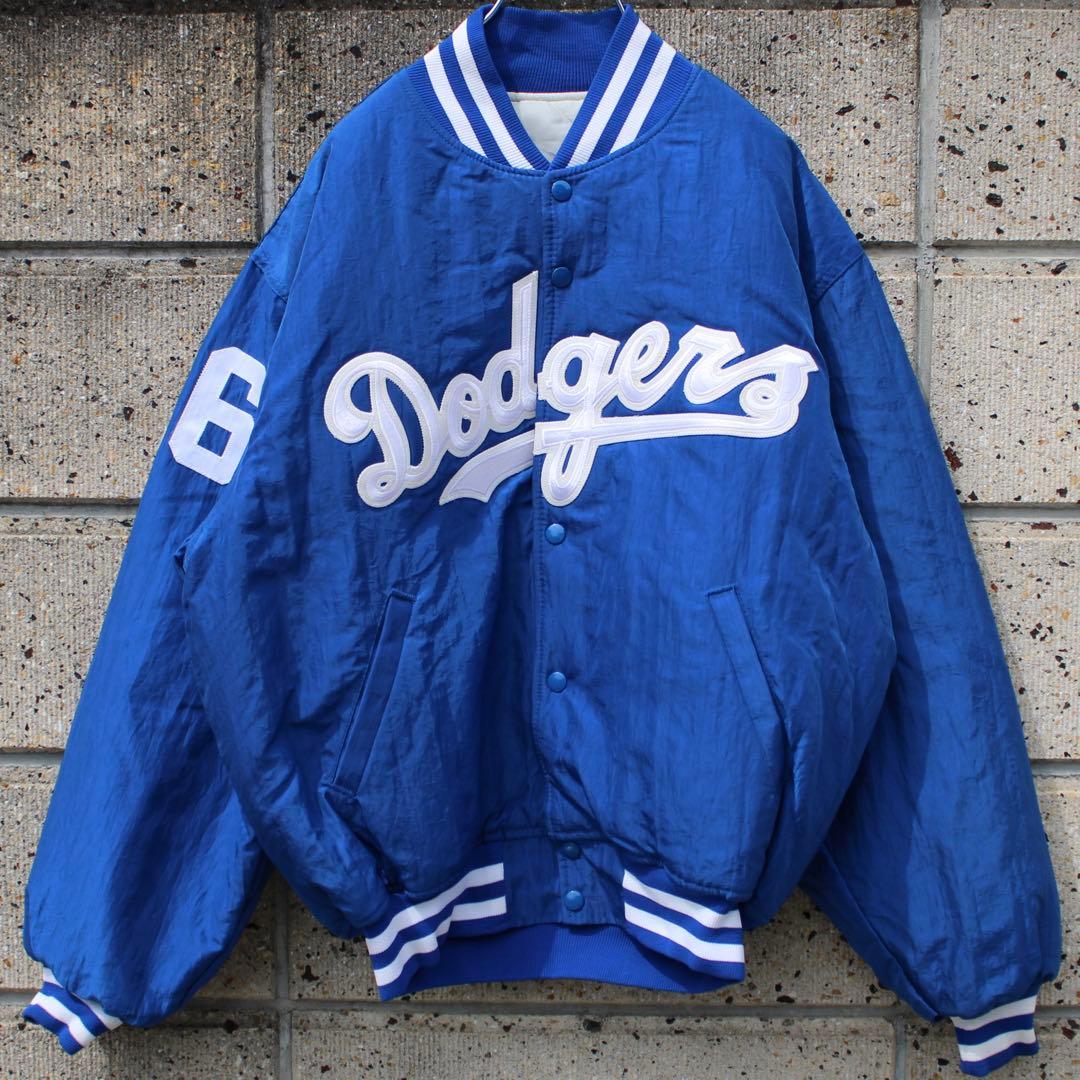 USA製 90s スターター ロサンゼルス ドジャース 良質生地 古着スタジャン