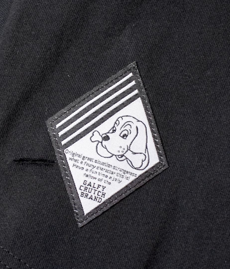 【新品未開封】GAxGALFY ぼろぼろ刺繍 ロンT ブラック 大型犬 XL