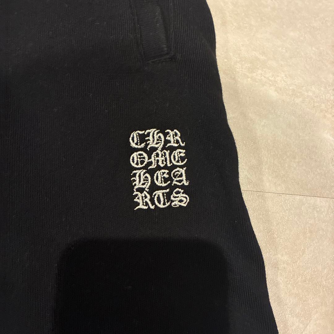 CHROME HEARTS ブラックショートパンツ　スウェット