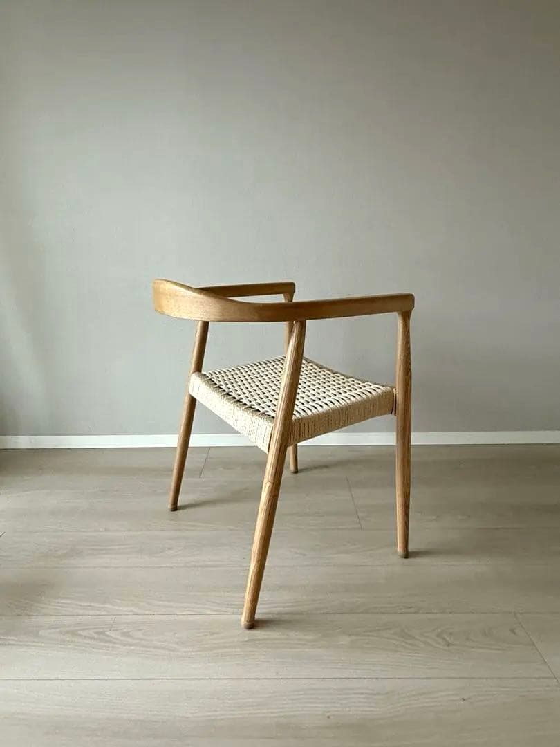 ダイニングチェア ペーパーコード チェア 椅子 木製 天然木 オーク