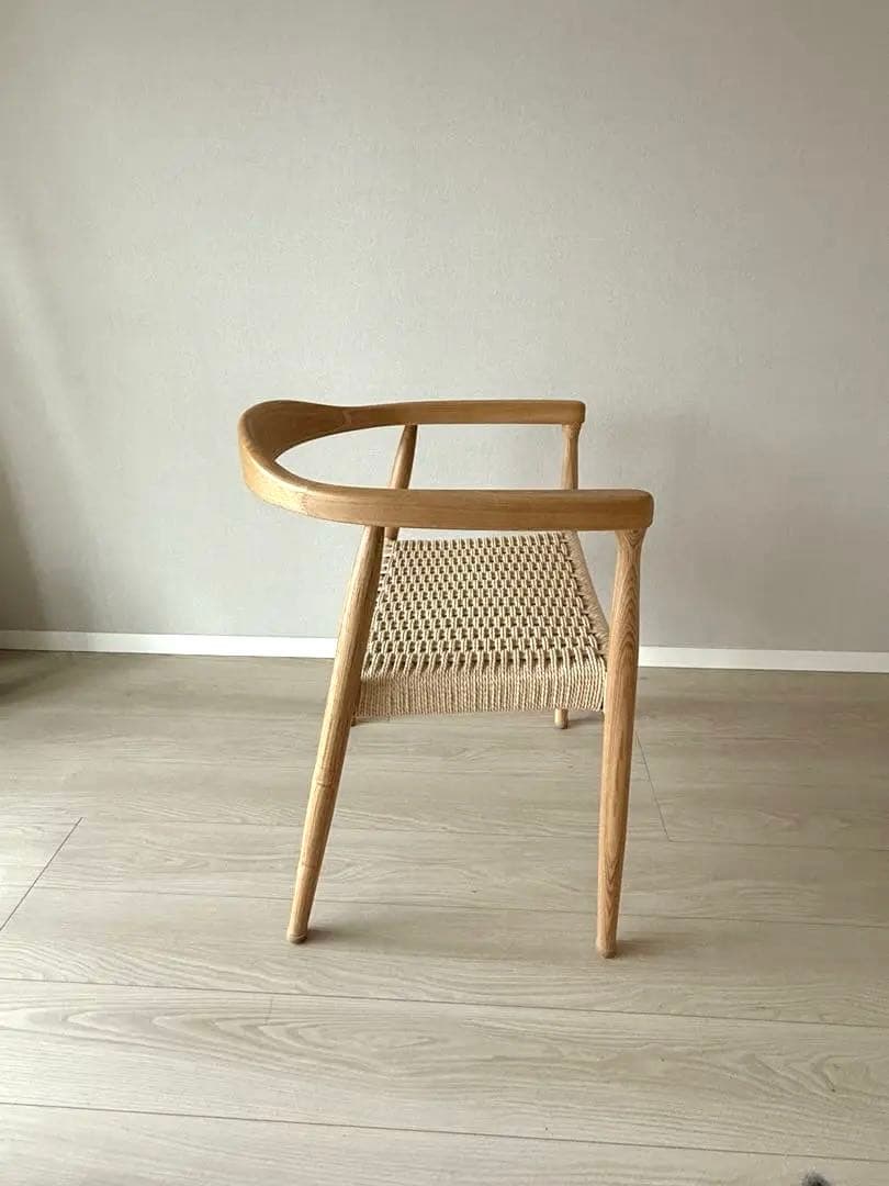 ダイニングチェア ペーパーコード チェア 椅子 木製 天然木 オーク