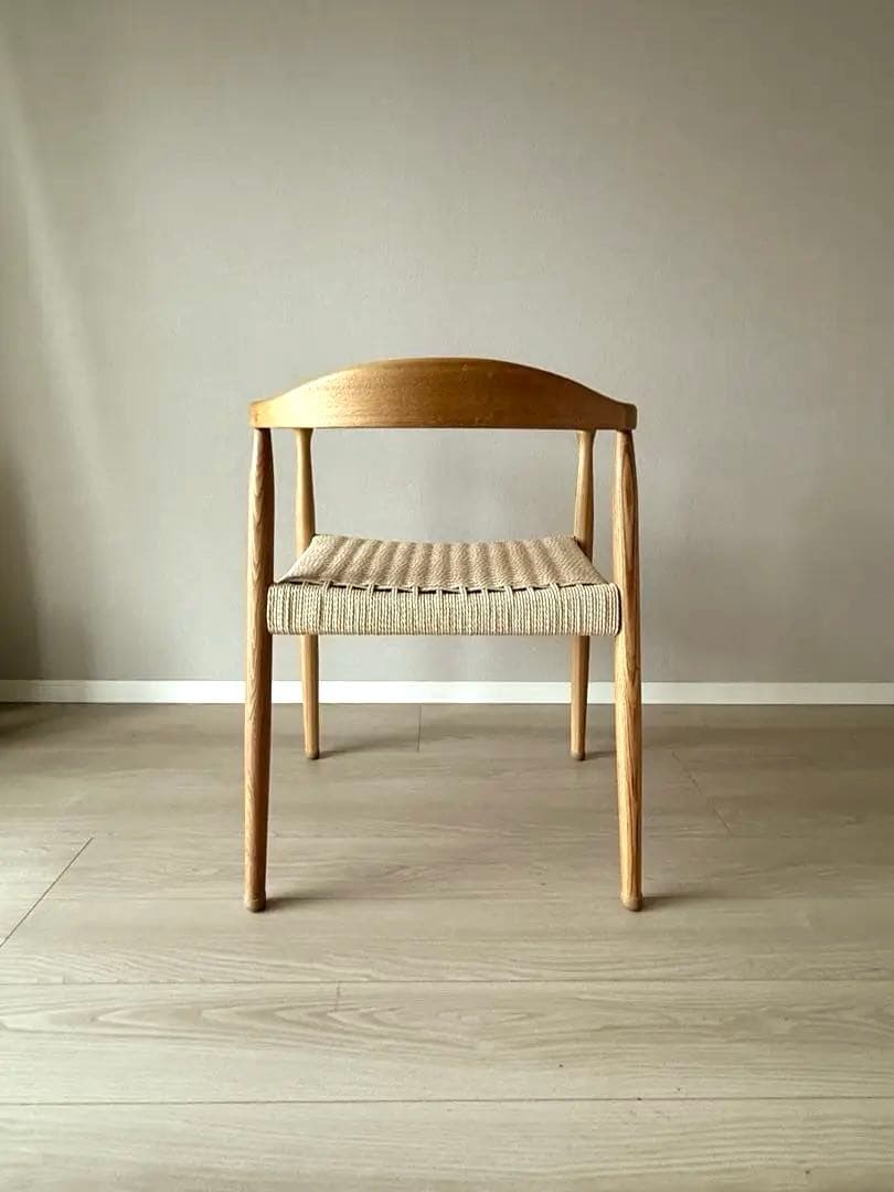 ダイニングチェア ペーパーコード チェア 椅子 木製 天然木 オーク