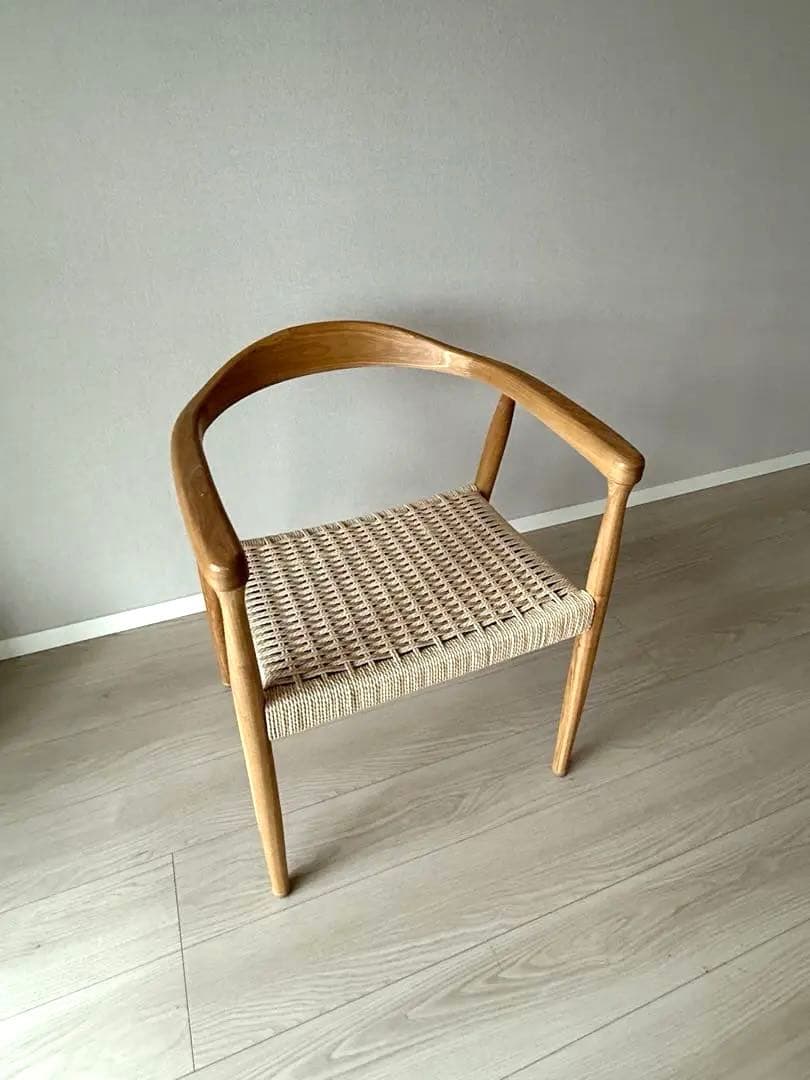 ダイニングチェア ペーパーコード チェア 椅子 木製 天然木 オーク