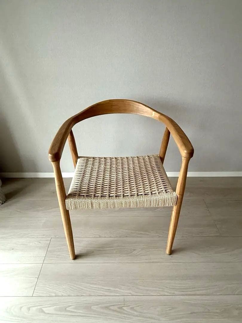 ダイニングチェア ペーパーコード チェア 椅子 木製 天然木 オーク