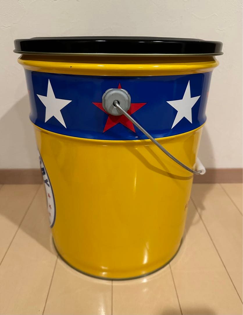 ミキハウス ダブルB 非売品 ペール缶 スツール缶 椅子 収納 インテリア 雑貨