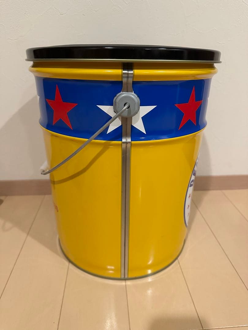 ミキハウス ダブルB 非売品 ペール缶 スツール缶 椅子 収納 インテリア 雑貨