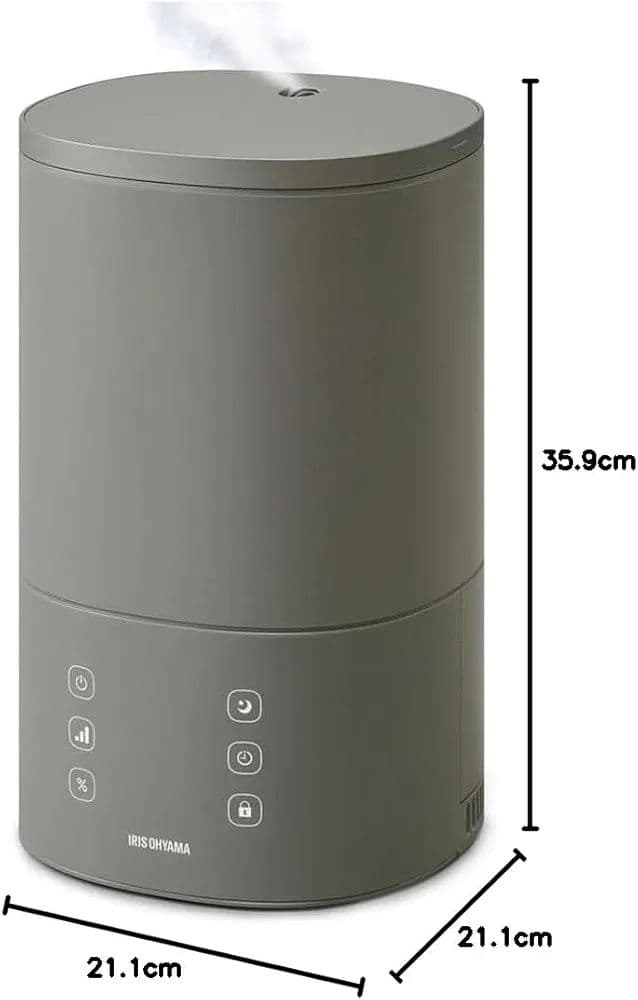 【新品】アイリスオーヤマ 上給水ハイブリッド加湿器 AHM-HU55A-H