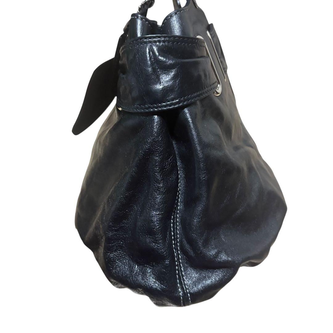 COACH y2k shoulder bag brown leather コーチ