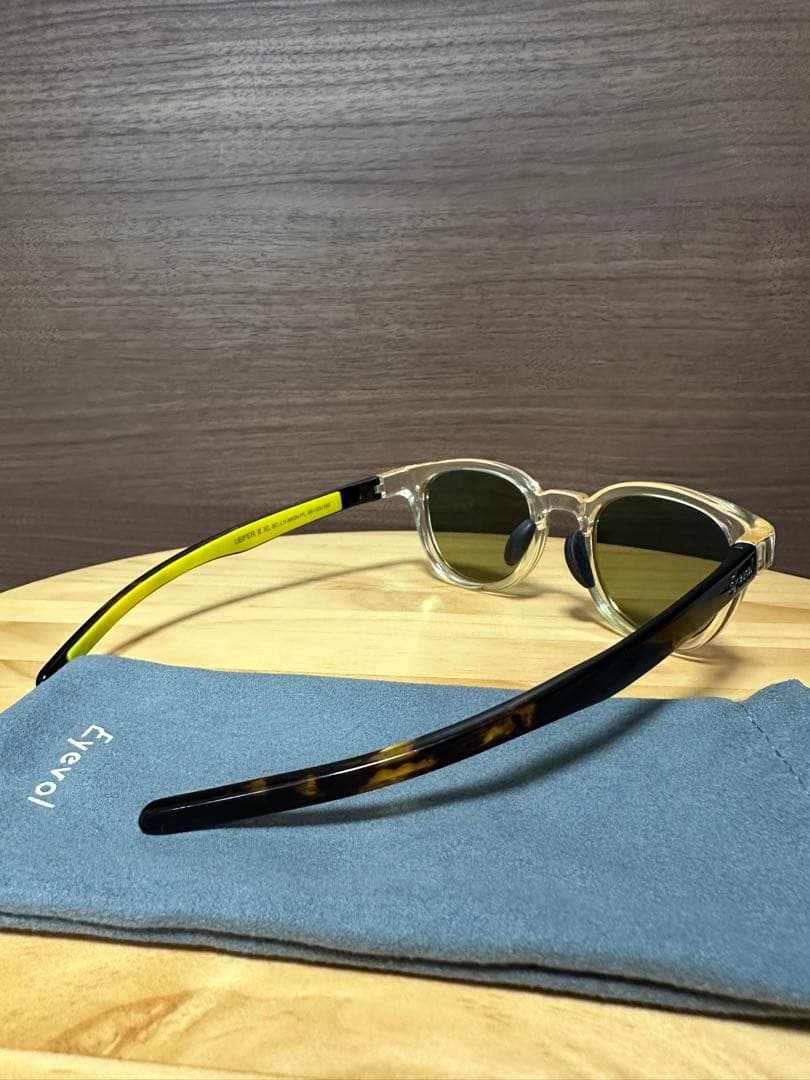 Eyevol LEIFER Ⅲ 偏光レンズ サングラス クリア ベッコウ