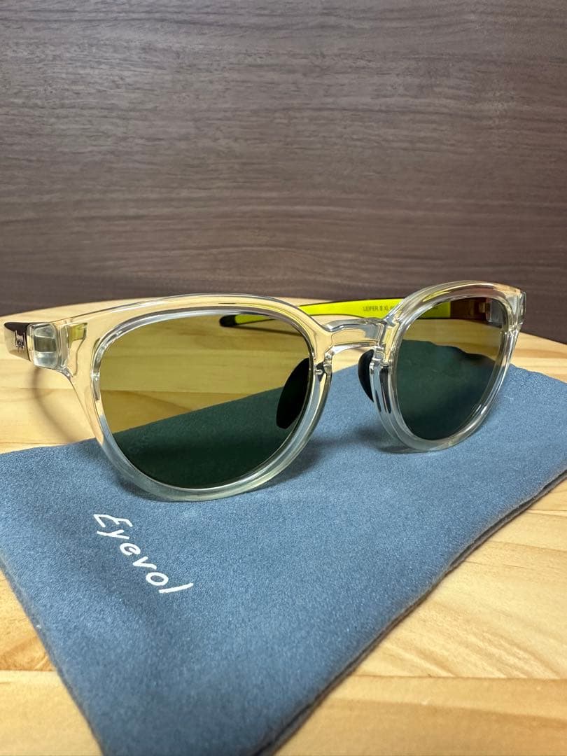 Eyevol LEIFER Ⅲ 偏光レンズ サングラス クリア ベッコウ