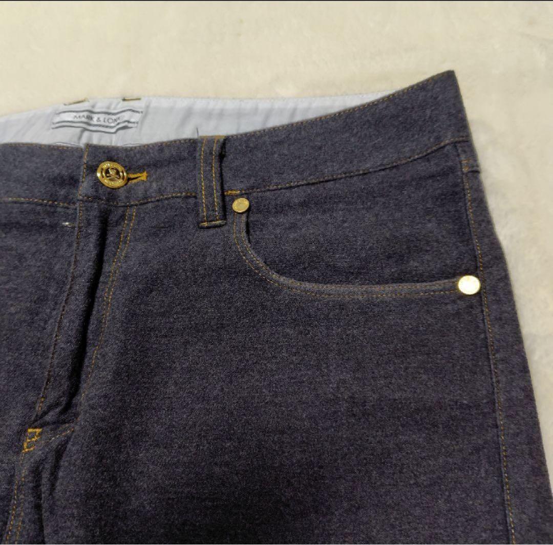 美品　MARK&LONA マークアンドロナ　ストレッチストレートパンツ　XL