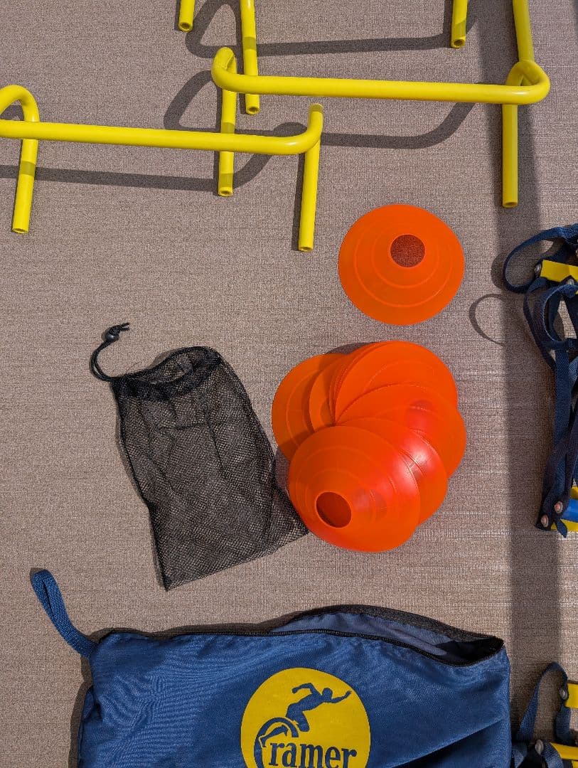 Cramer クイックフットラダー他SAQ3点トレーニングセット