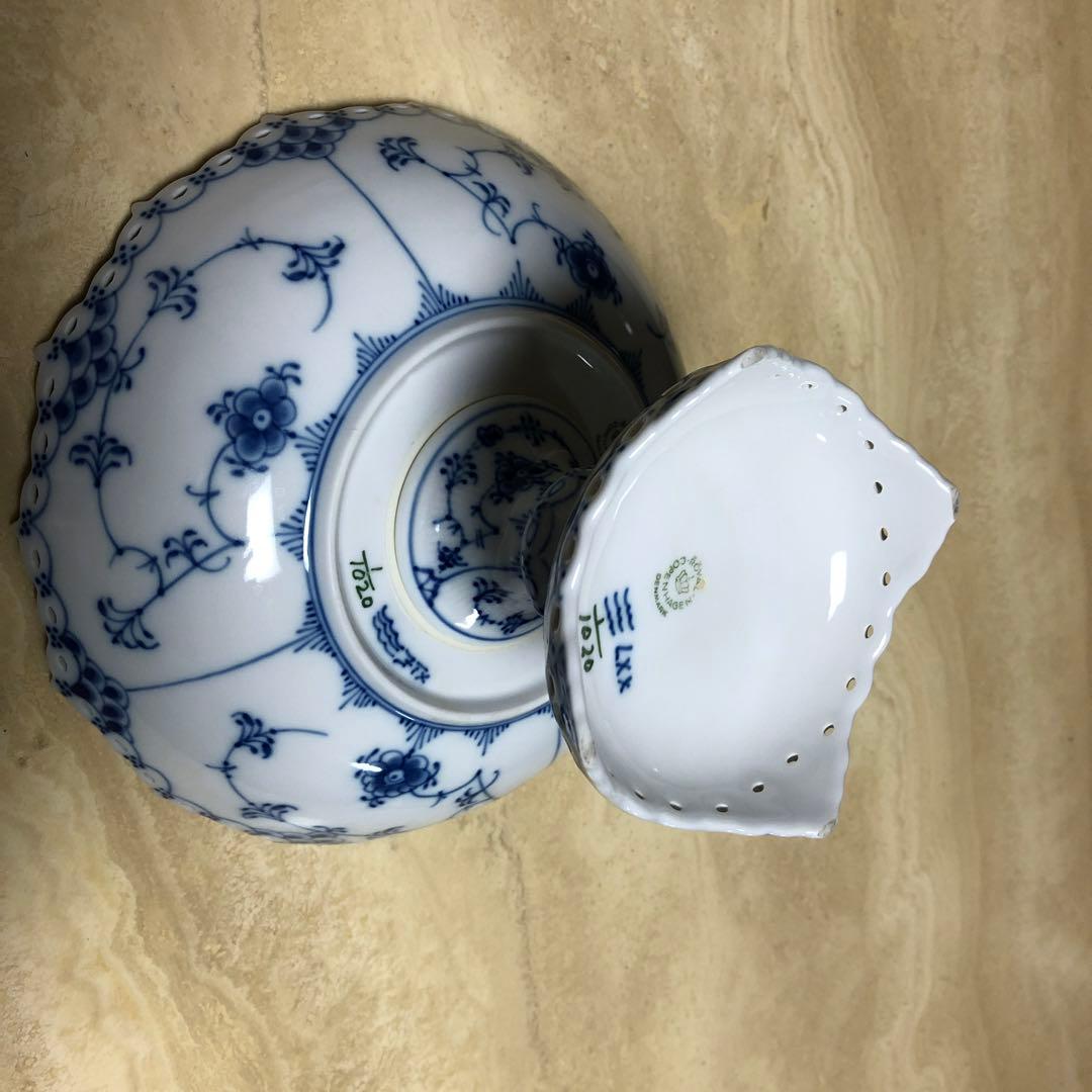 ロイヤルコペンハーゲン ブルーブルーテッド フルーツプレート