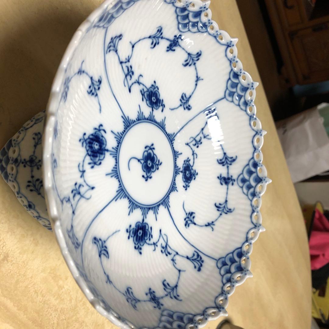 ロイヤルコペンハーゲン ブルーブルーテッド フルーツプレート