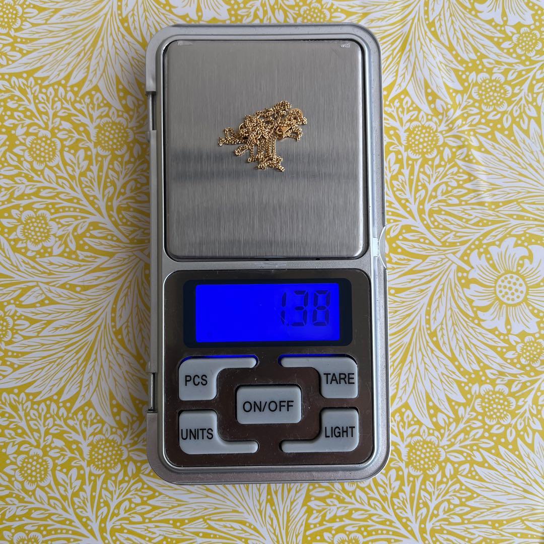 K18 喜平チェーン ネックレス 40cm 1.38g 2ヶ所刻印　18金