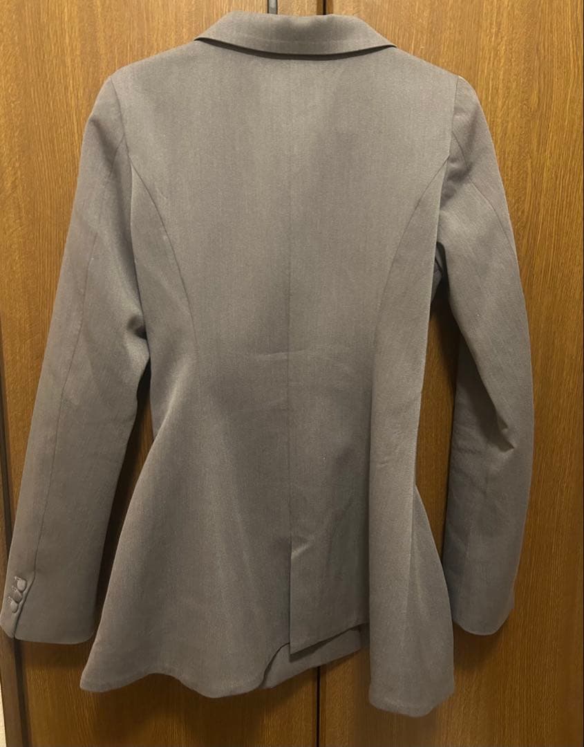 Darich パネルデザインシルエットぺプラムジャケット GRY