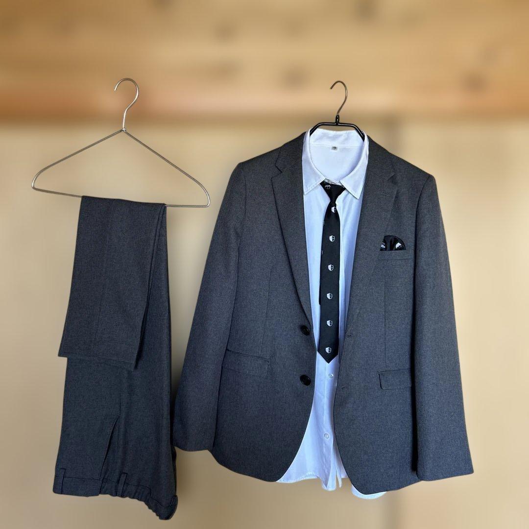 BTZTOKYO キッズスーツ170 グレースーツセット ジャケット パンツ