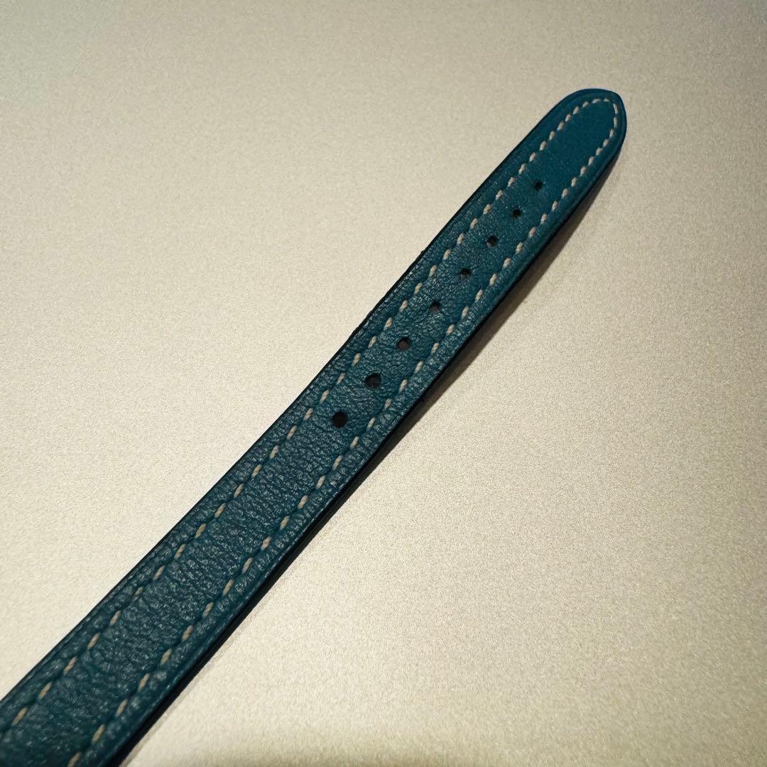 【未使用保管品】エルメス　Hウォッチ　ロング　レザーベルト　尾錠付き