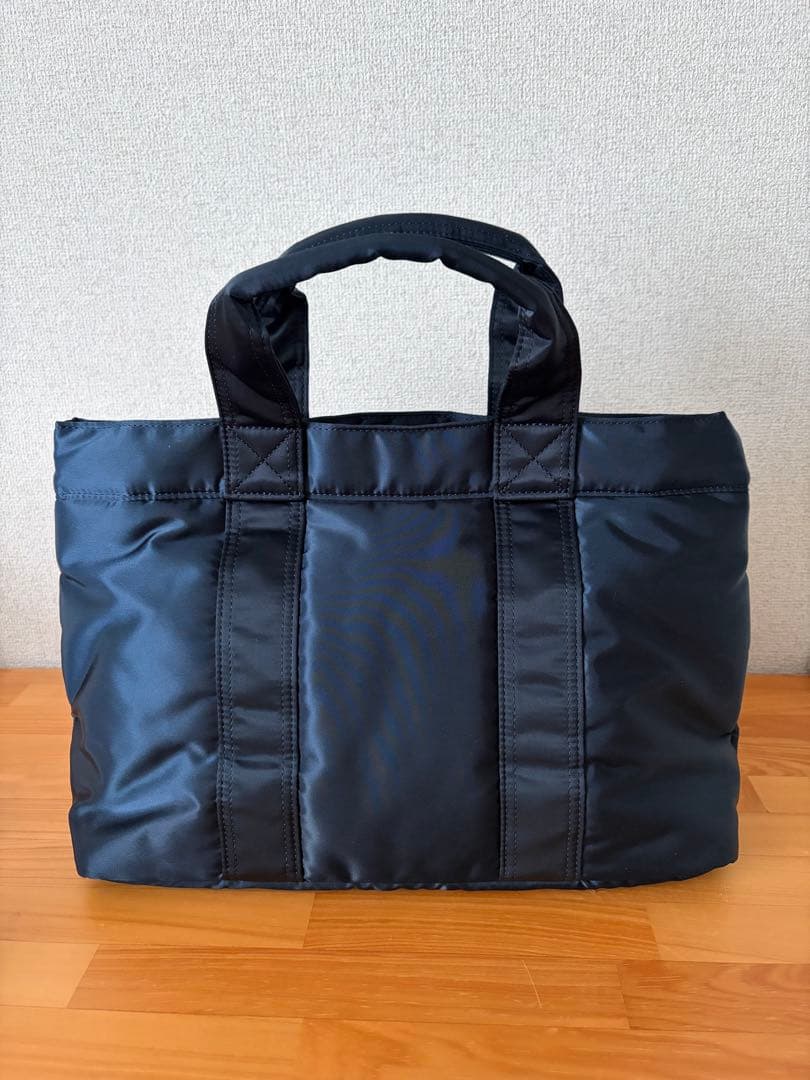PORTER / TANKER トートバッグ　ネイビー　オレンジ保存袋付き