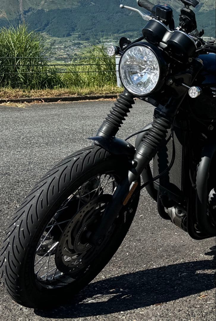 トライアンフ ボンネビル T120 前後ショートフェンダー LEDテールランプ付