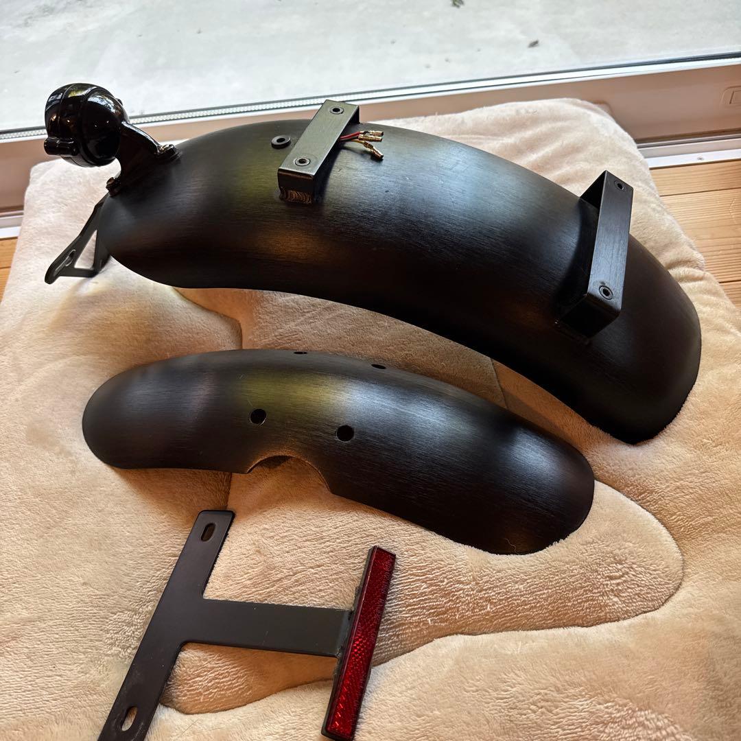 トライアンフ ボンネビル T120 前後ショートフェンダー LEDテールランプ付