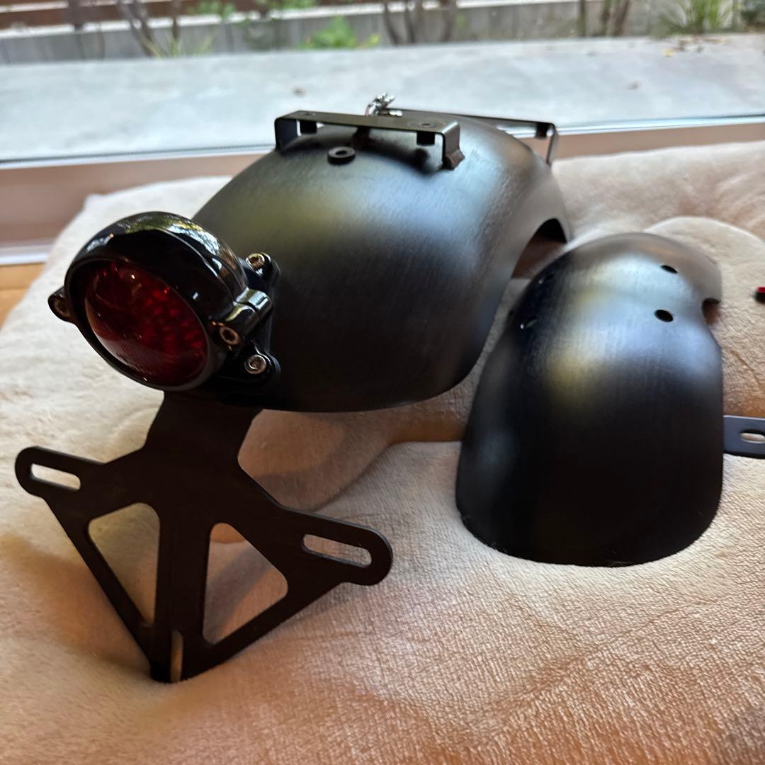 トライアンフ ボンネビル T120 前後ショートフェンダー LEDテールランプ付