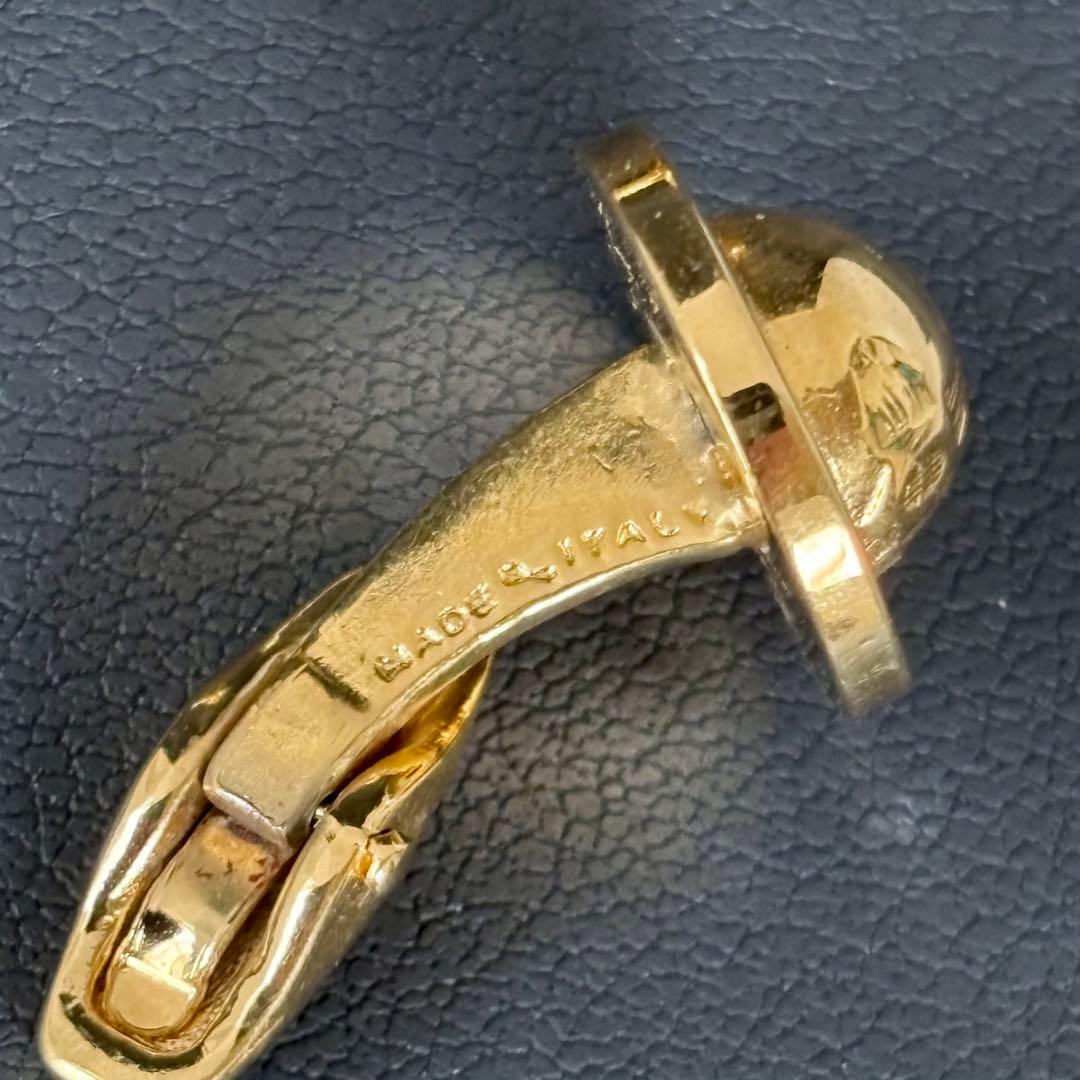 【希少】【セリーヌ】CELINE カフス スターボール ロゴ ゴールドカラー