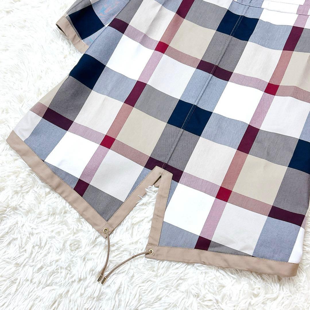 タグ付・高級✨ブルーレーベルクリストブリッジ ノバチェック リバーシブルコート