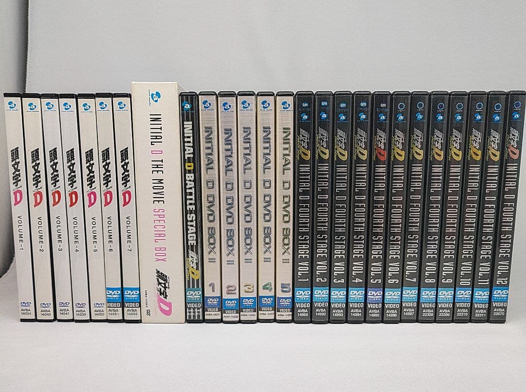 頭文字D DVD 27巻セット