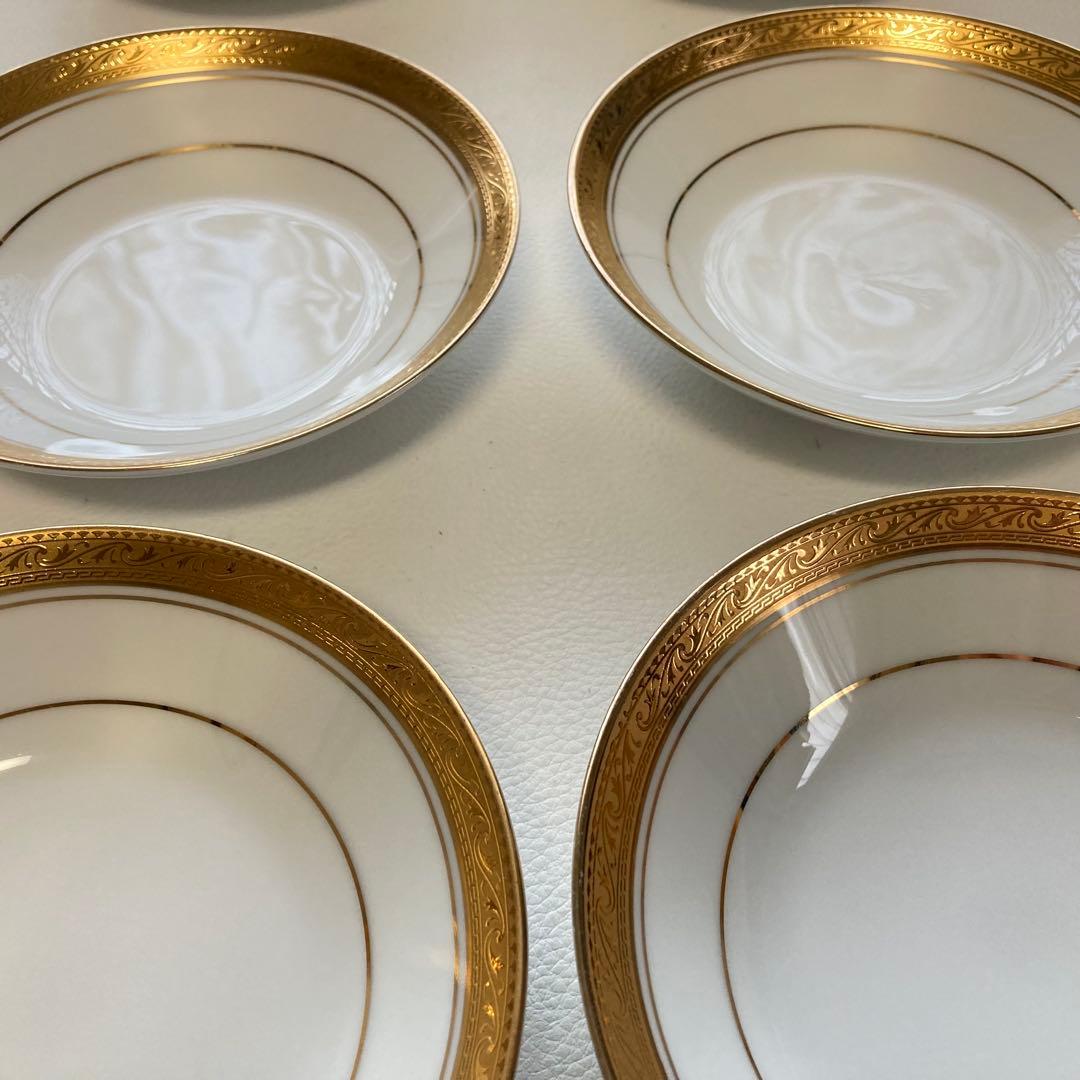 ノリタケ レジェンダリー クレストウッド ゴールド 金彩 13枚 レトロ