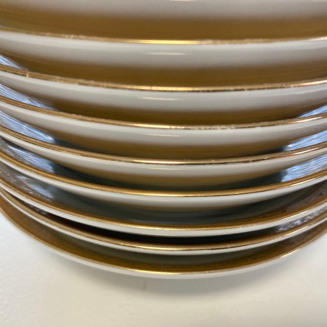 ノリタケ レジェンダリー クレストウッド ゴールド 金彩 13枚 レトロ